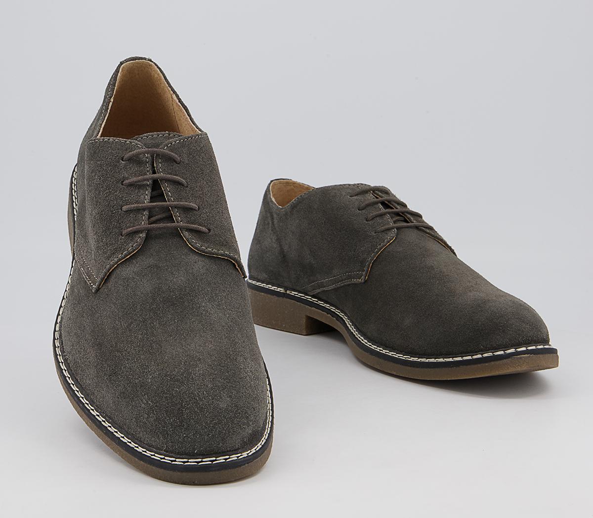 OFFICECheshire Suede Casual Derby ShoesGrey Suede