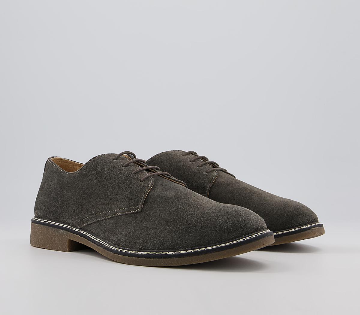 OFFICECheshire Suede Casual Derby ShoesGrey Suede