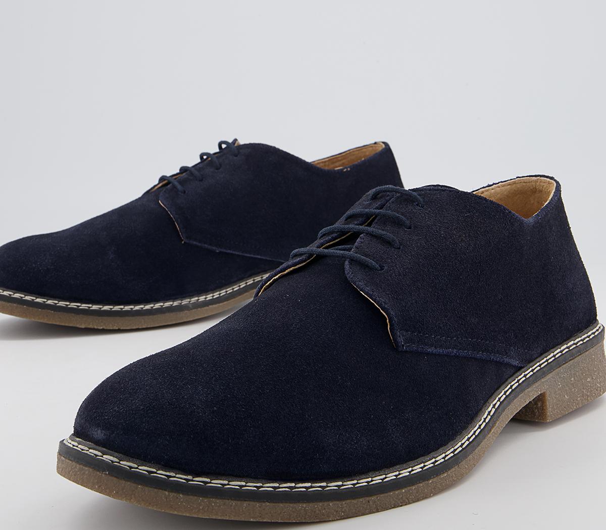 Office Cheshire Suede Casual Derby Shoes Office Cheshire Suede Casual Derby Shoes Navy Suede