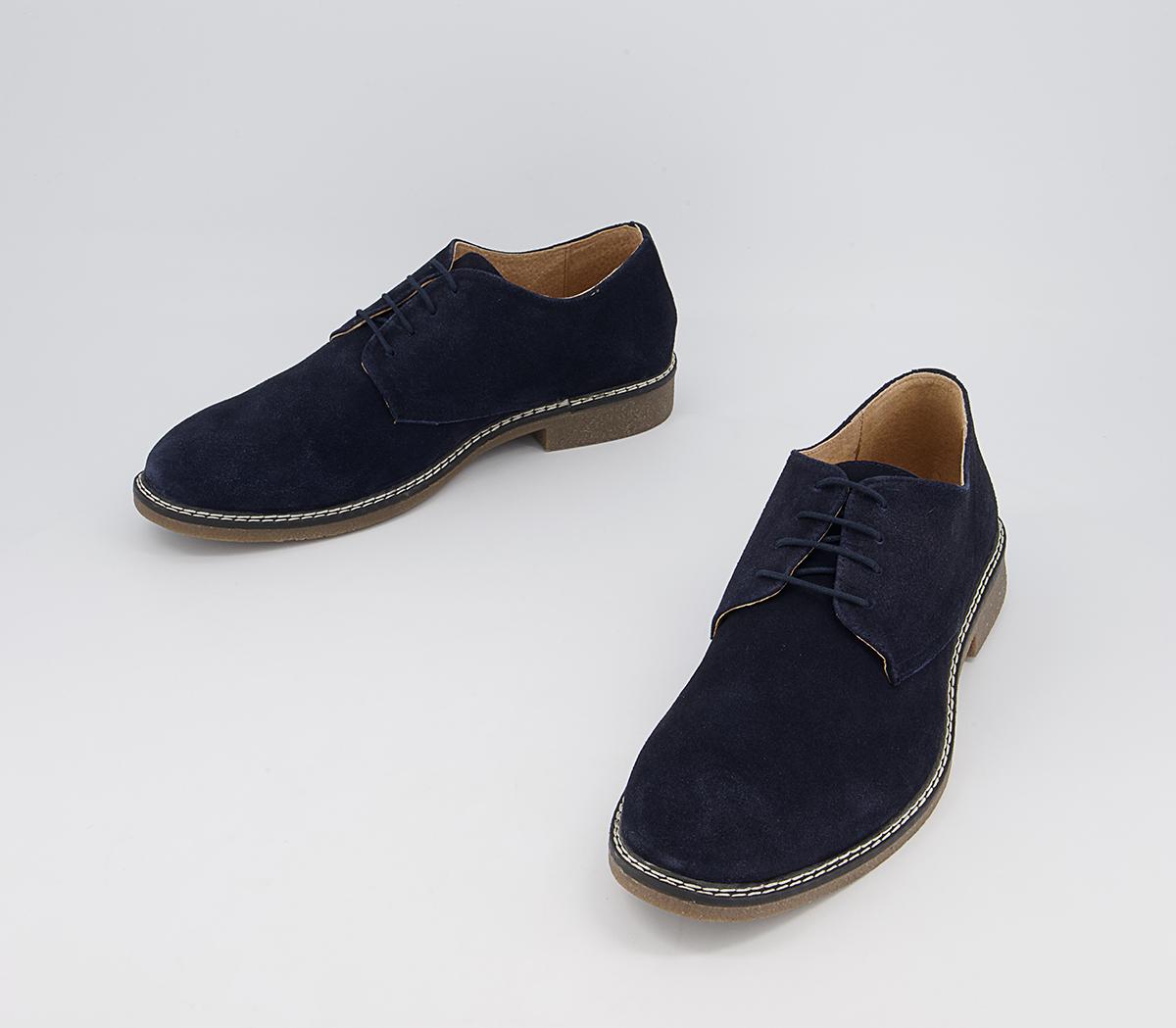 Office Cheshire Suede Casual Derby Shoes Office Cheshire Suede Casual Derby Shoes Navy Suede