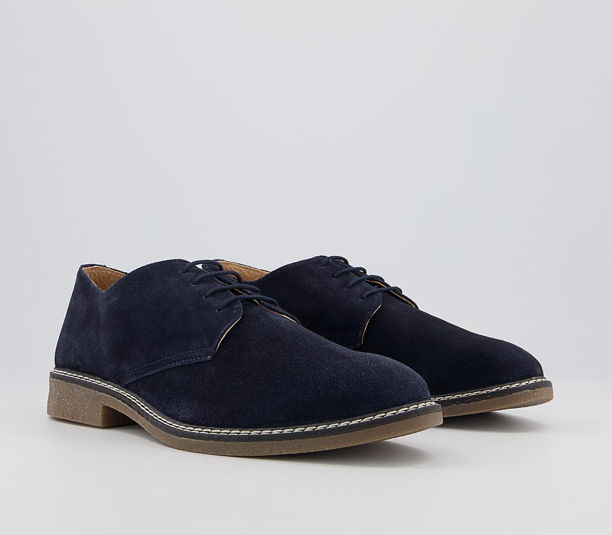 Office Cheshire Suede Casual Derby Shoes Office Cheshire Suede Casual Derby Shoes Navy Suede