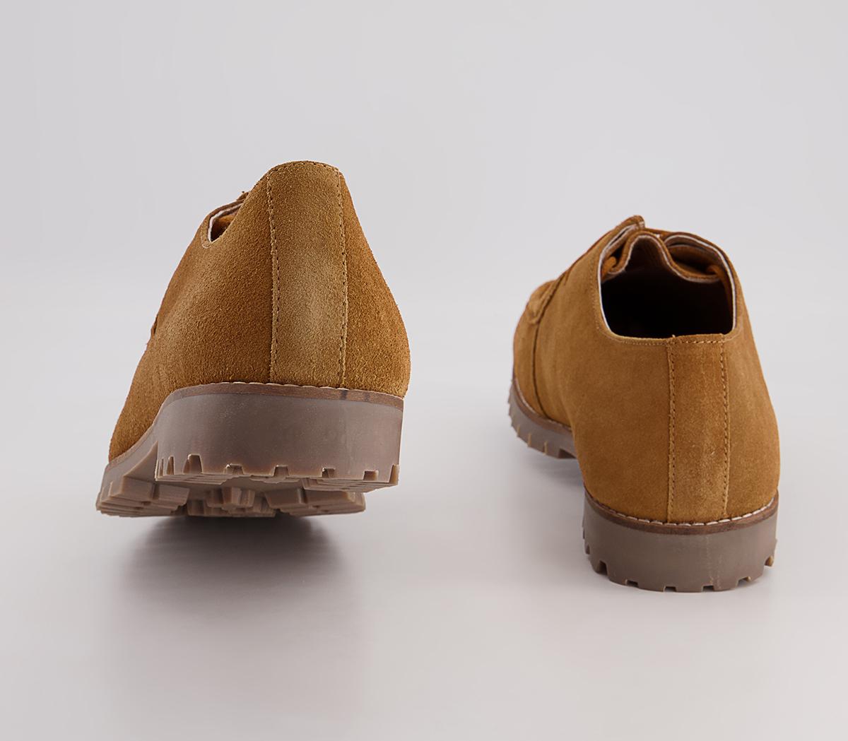 Office Corby Moccasin Toe Cleat Derby Shoes Office Corby Moccasin Toe Cleat Derby Shoes Tan Suede