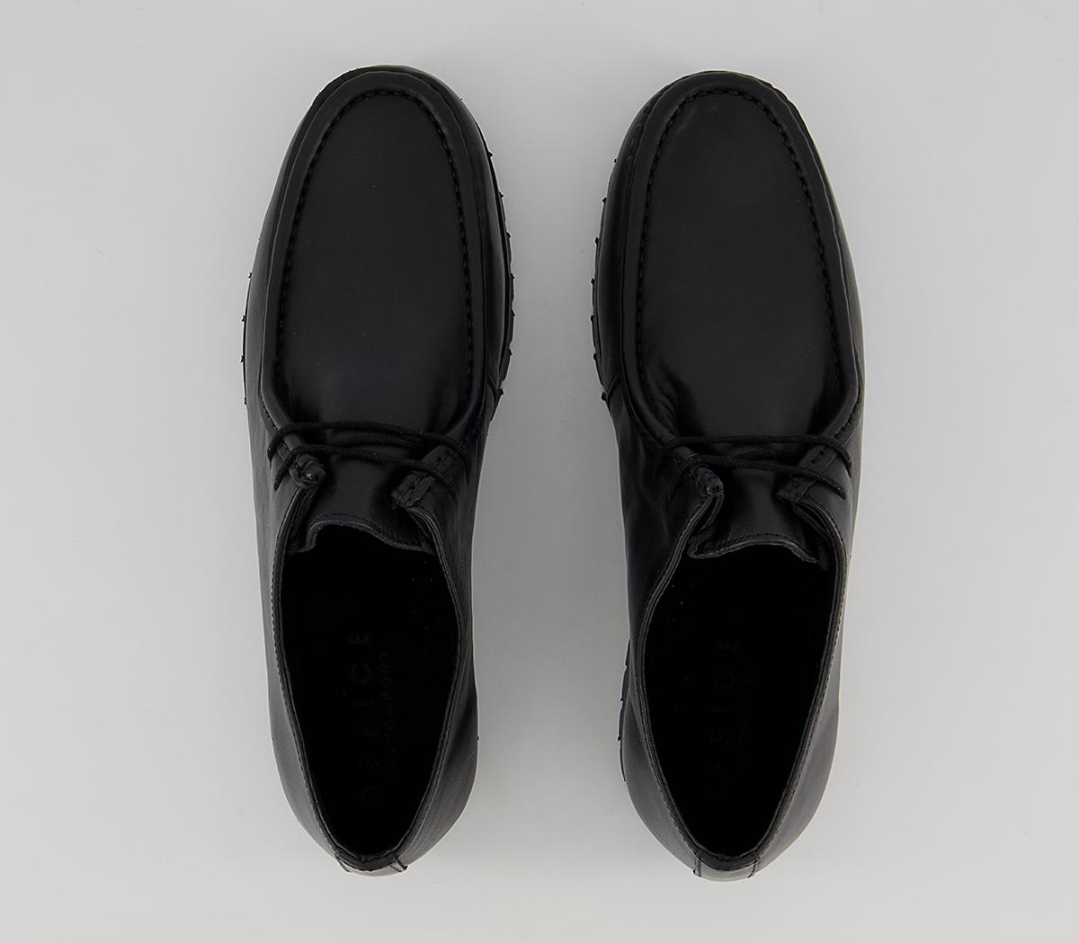 Office Matlock Moccasin Toe Derby Shoes Office Matlock Moccasin Toe Derby Shoes Black Leather