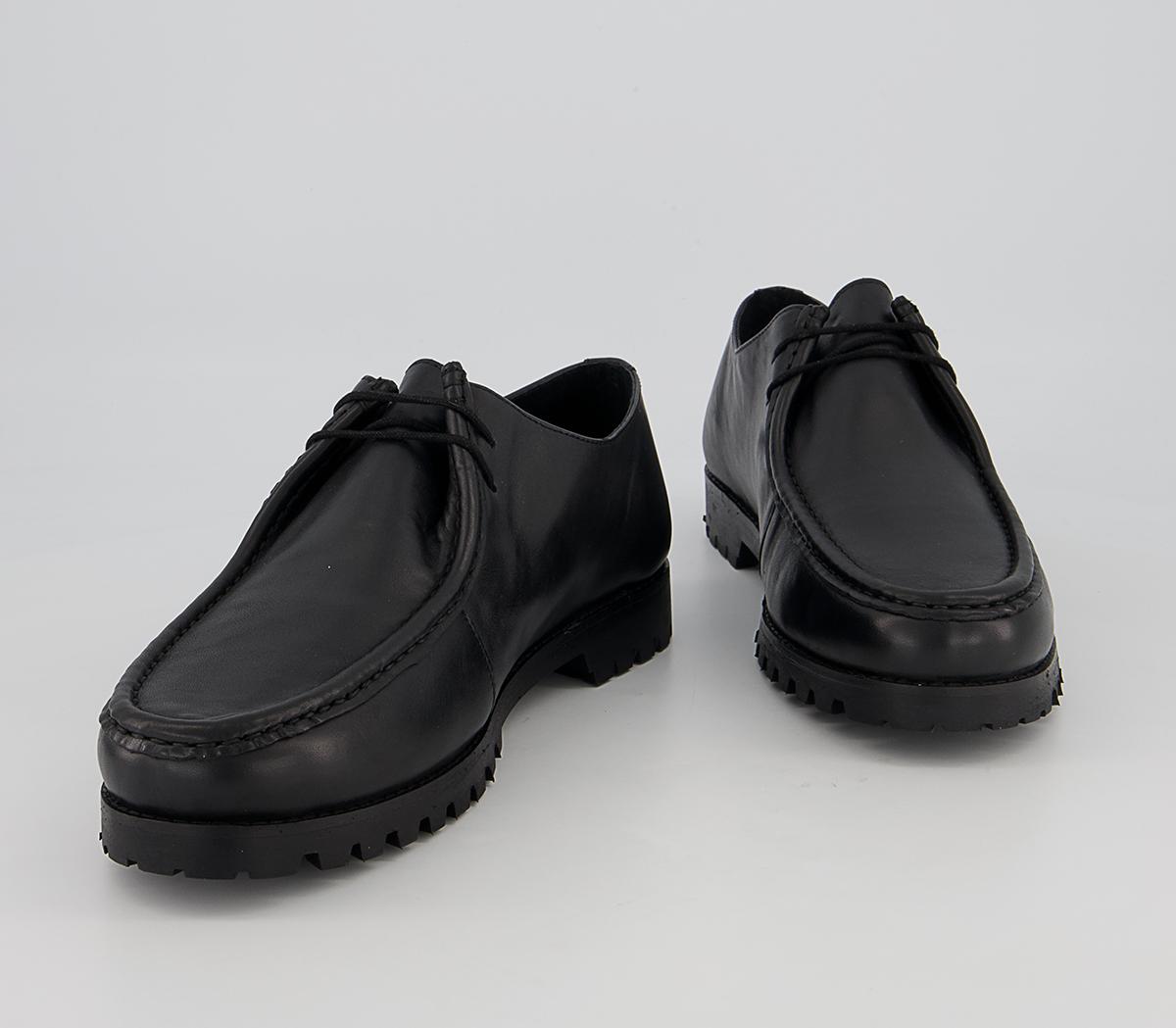 Office Matlock Moccasin Toe Derby Shoes Office Matlock Moccasin Toe Derby Shoes Black Leather