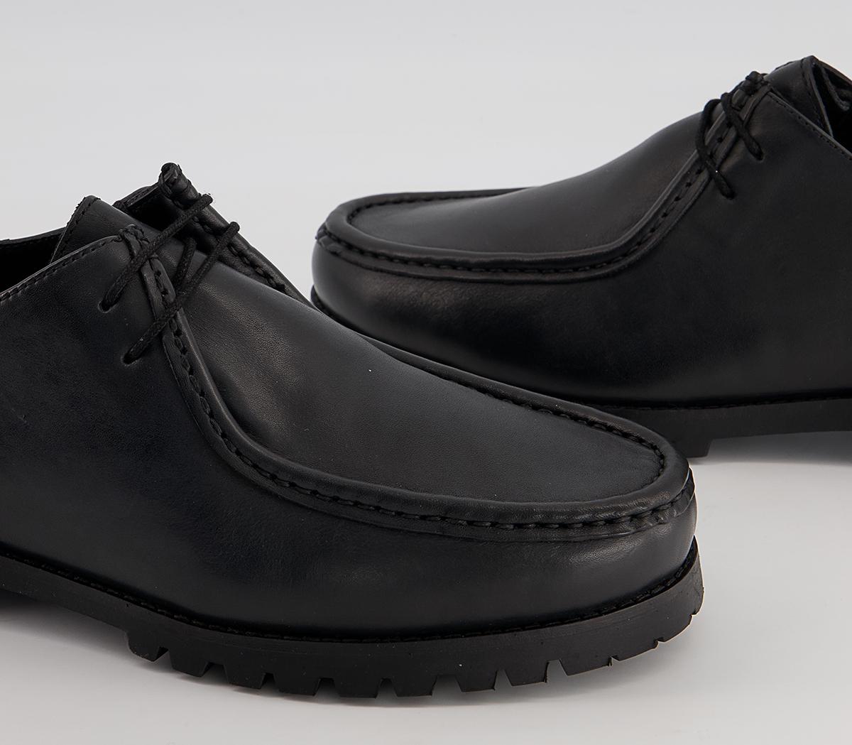 Office Matlock Moccasin Toe Derby Shoes Office Matlock Moccasin Toe Derby Shoes Black Leather