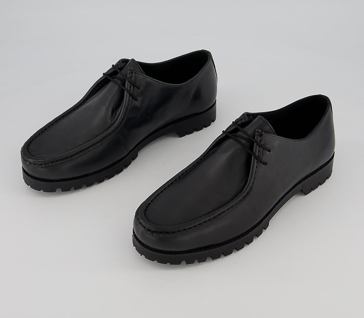 Office Matlock Moccasin Toe Derby Shoes Office Matlock Moccasin Toe Derby Shoes Black Leather