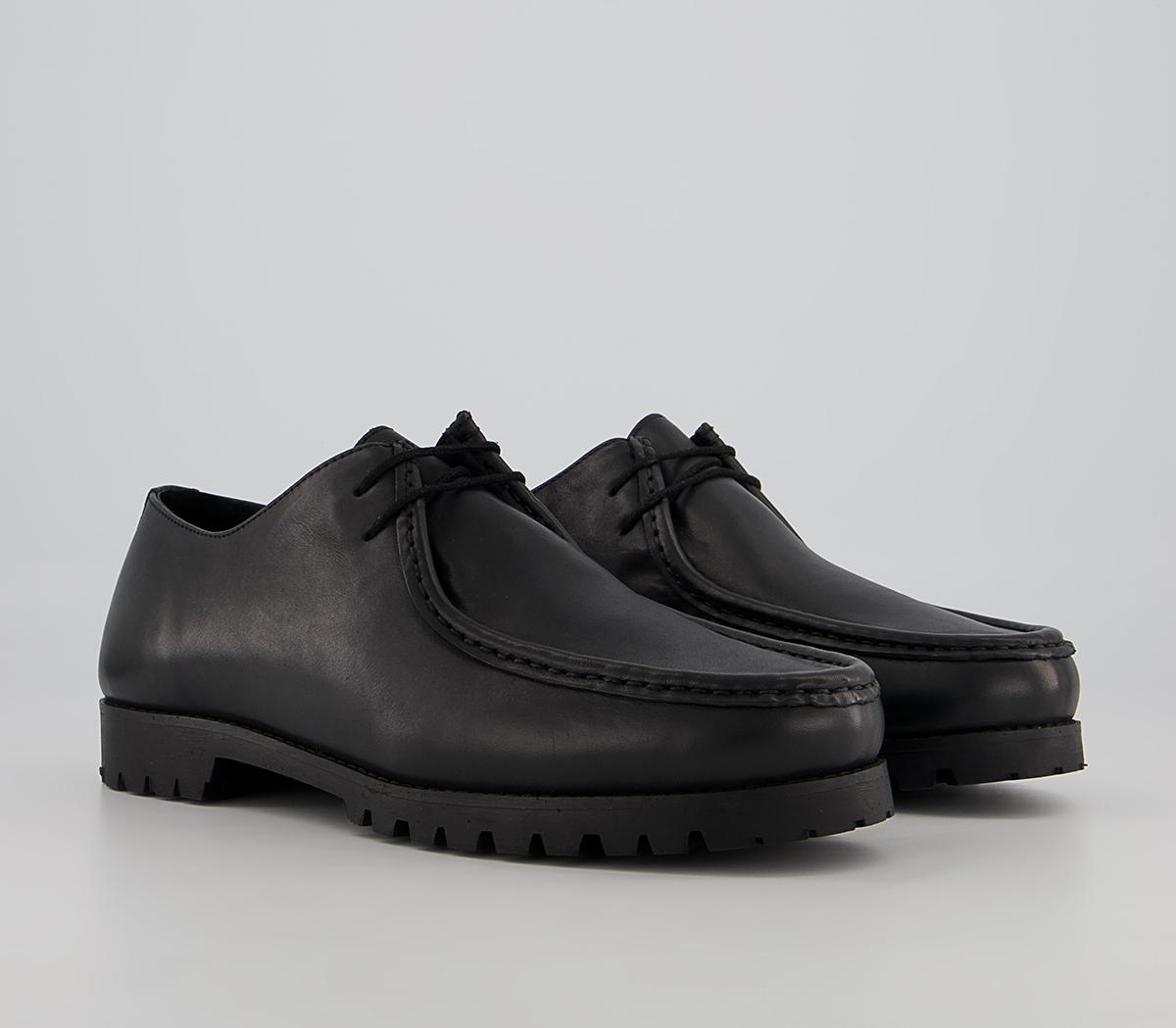 Office Matlock Moccasin Toe Derby Shoes Office Matlock Moccasin Toe Derby Shoes Black Leather