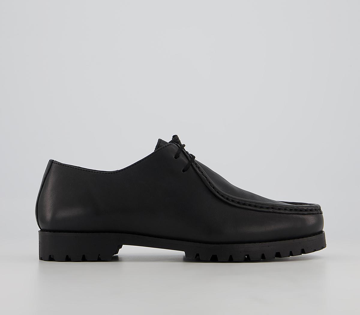 OfficeMatlock Moccasin Toe Derby ShoesBlack Leather