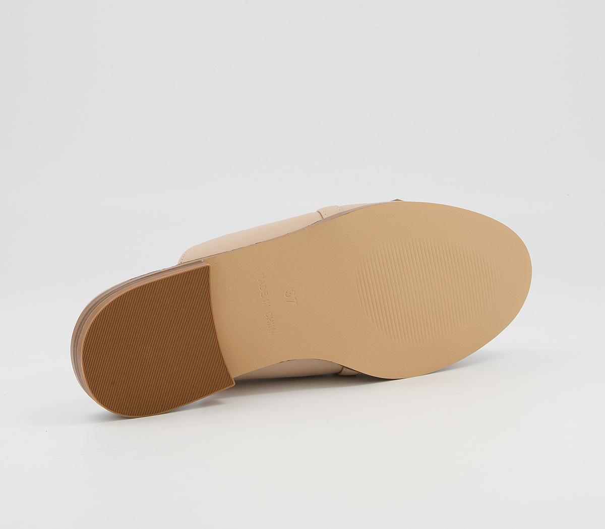 Office Forever Hardware Fringe Mules Office Forever Hardware Fringe Mules Soft Beige