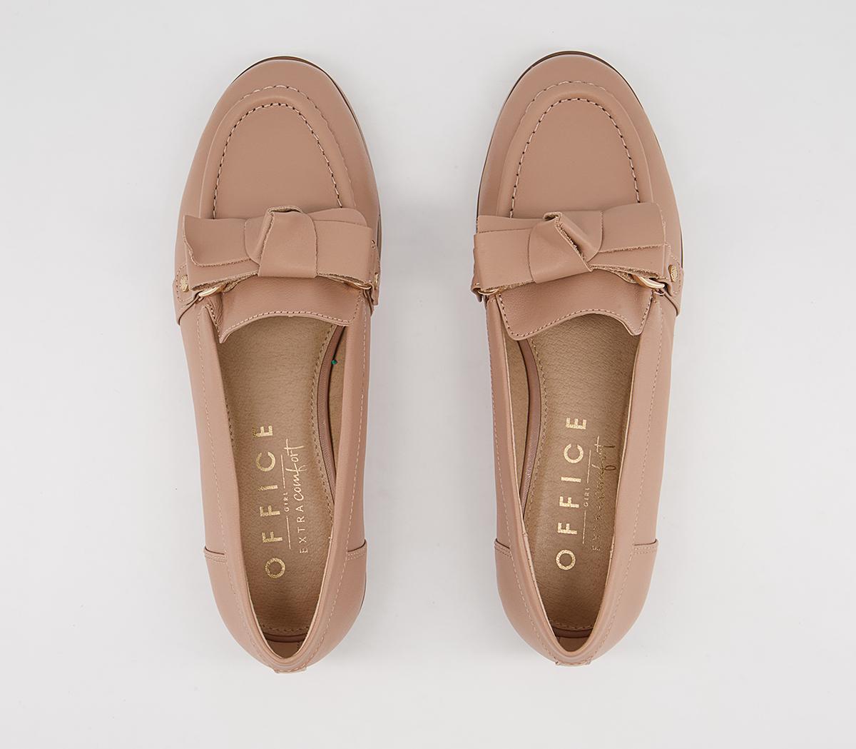 Office Flawless Soft Bow Loafers Office Flawless Soft Bow Loafers Pink Leather