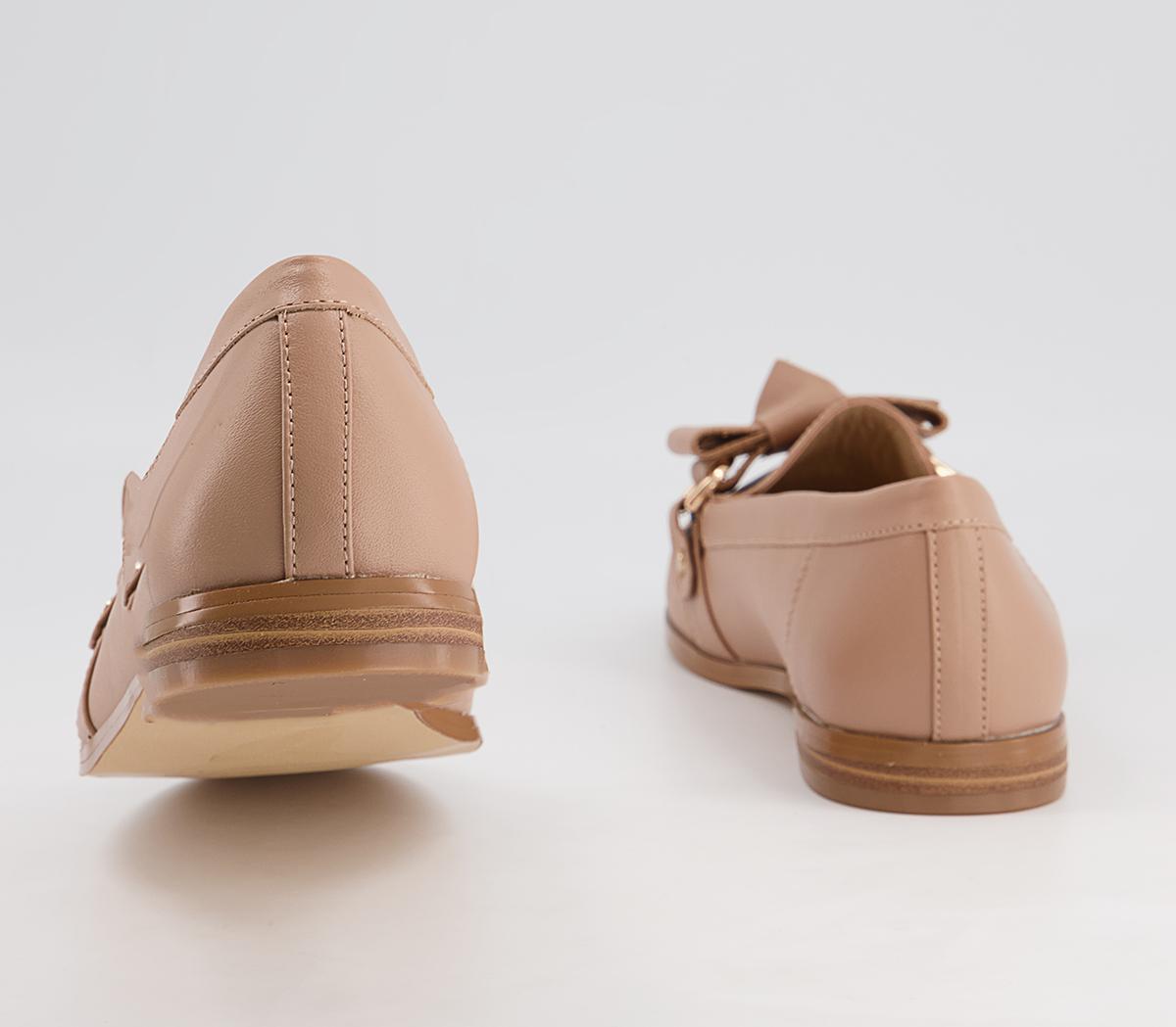 Office Flawless Soft Bow Loafers Office Flawless Soft Bow Loafers Pink Leather