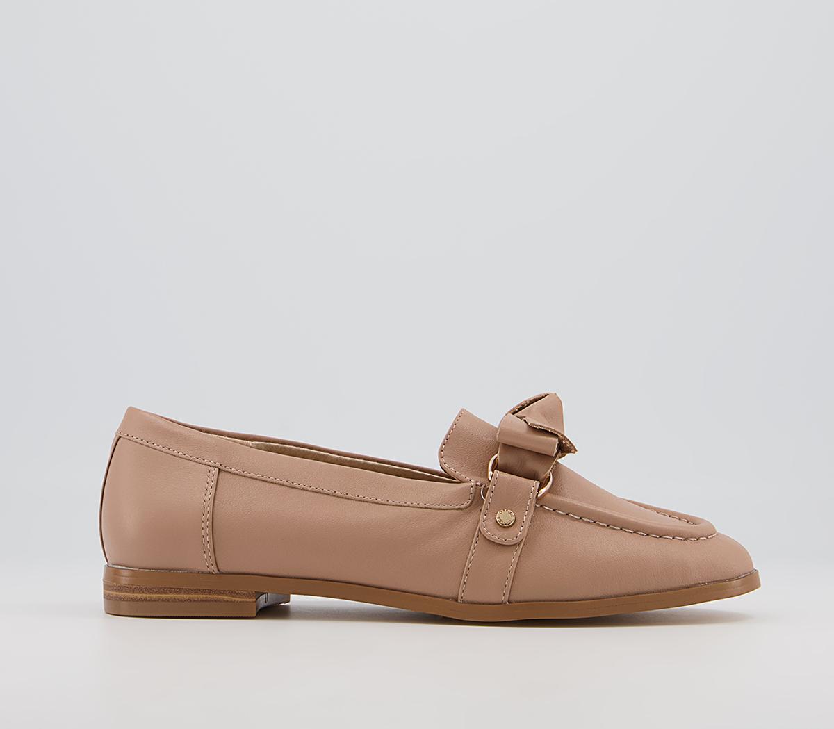 Office Flawless Soft Bow Loafers Office Flawless Soft Bow Loafers Pink Leather