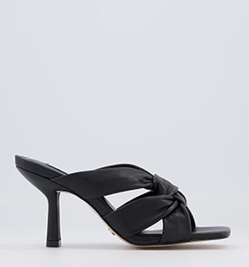 mules shoes heels black