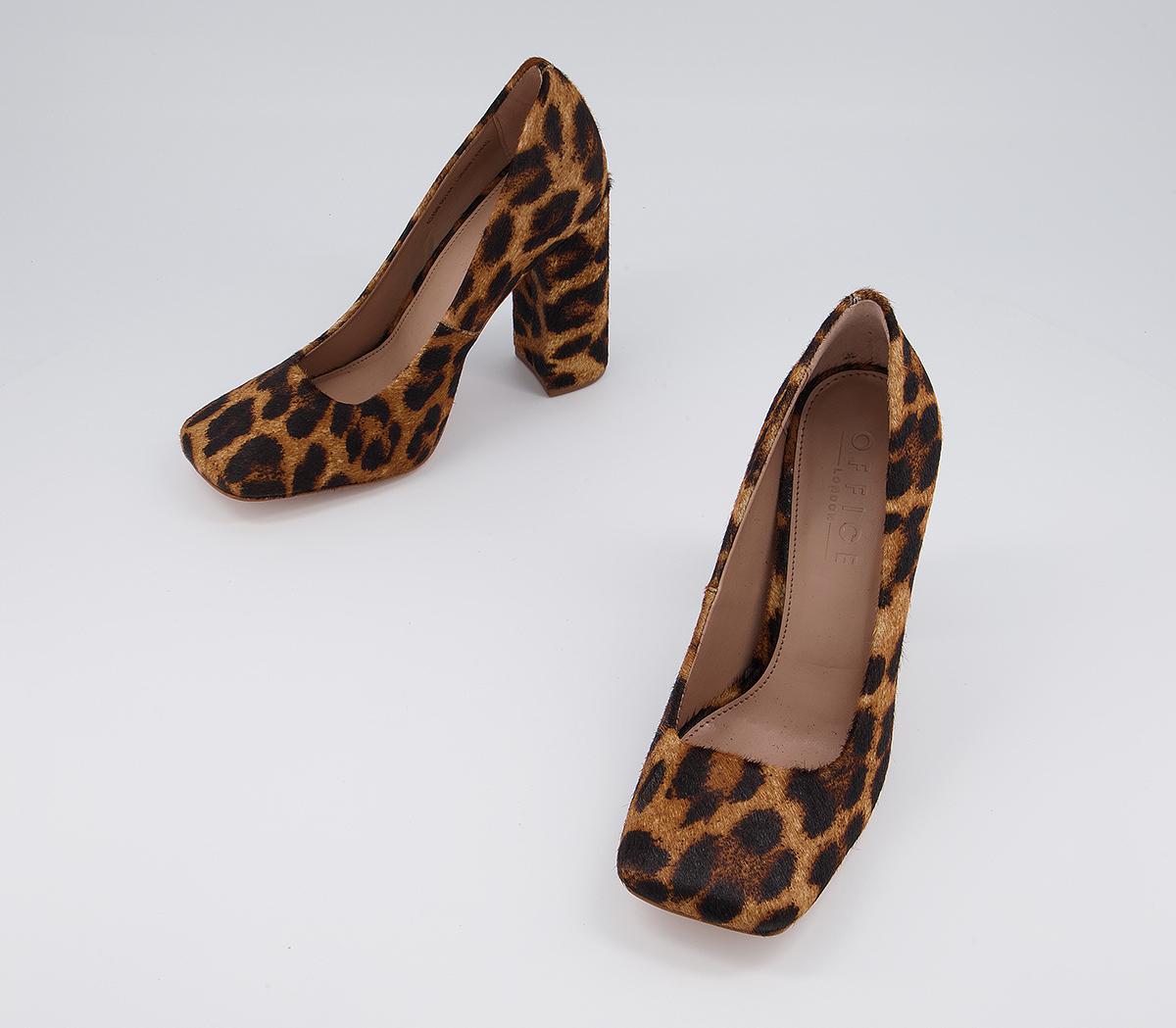 Office Hilo Block Heel Courts Office Hilo Block Heel Courts Leopard