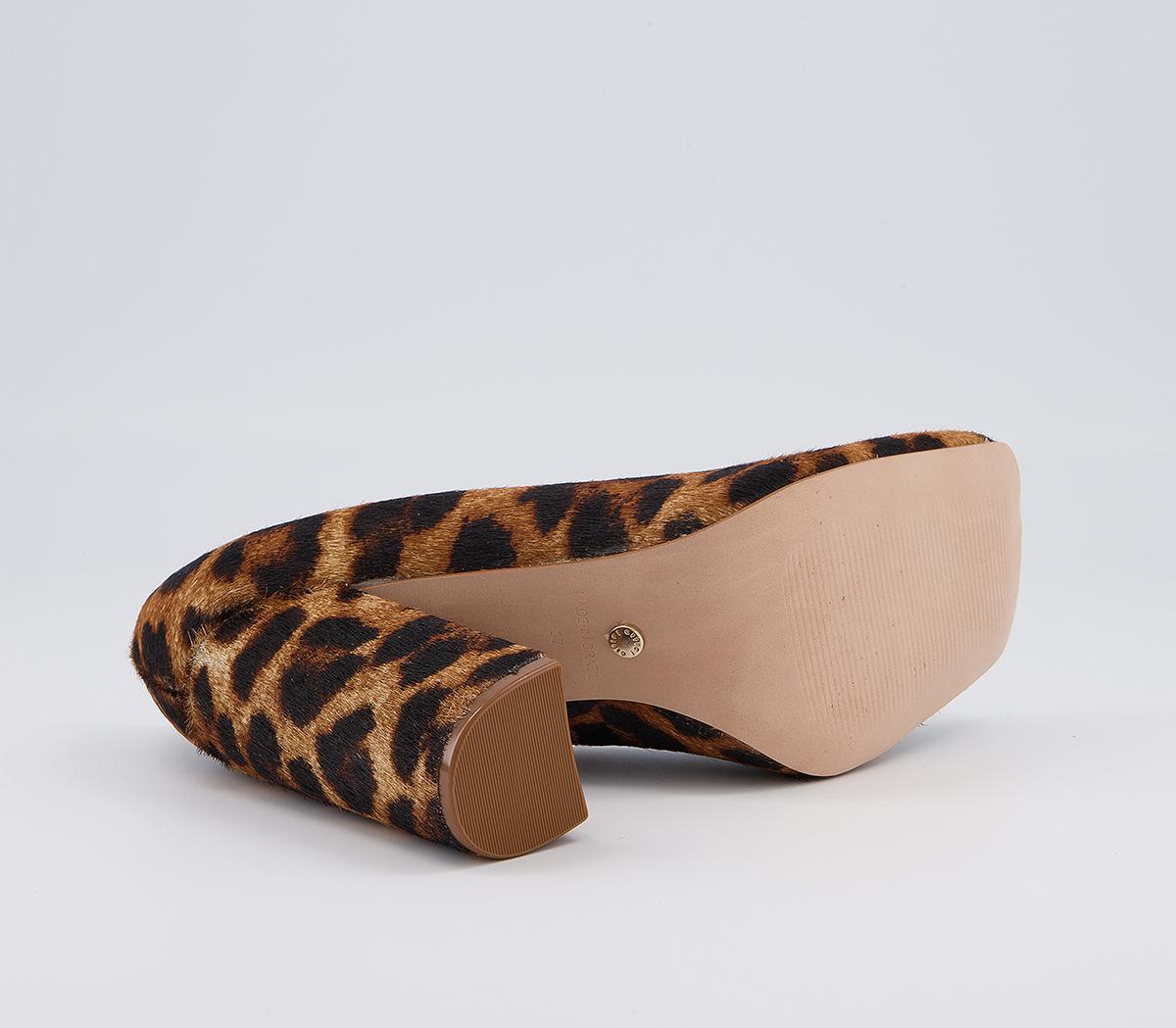 Office Hilo Block Heel Courts Office Hilo Block Heel Courts Leopard