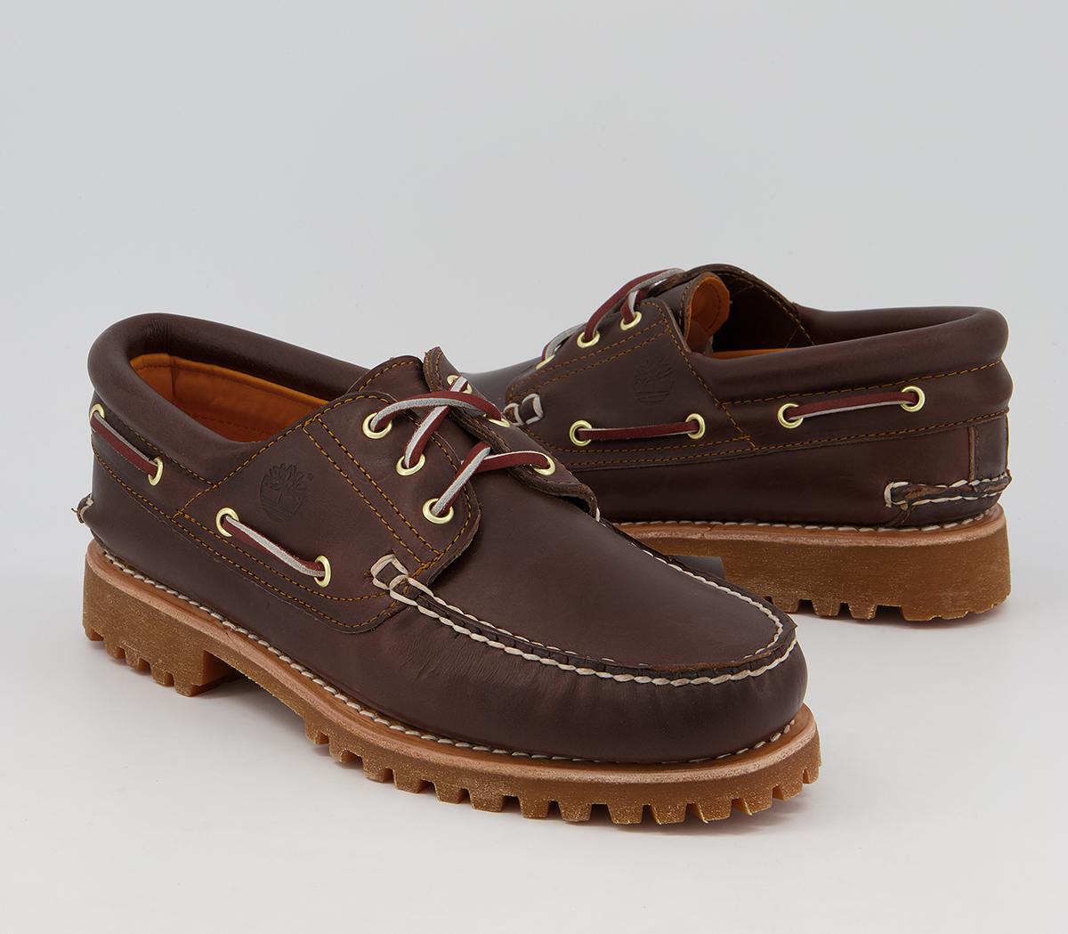 Timberland 3 Eye Classic Lug Boat Shoes Timberland 3 Eye Classic Lug Boat Shoes Brown