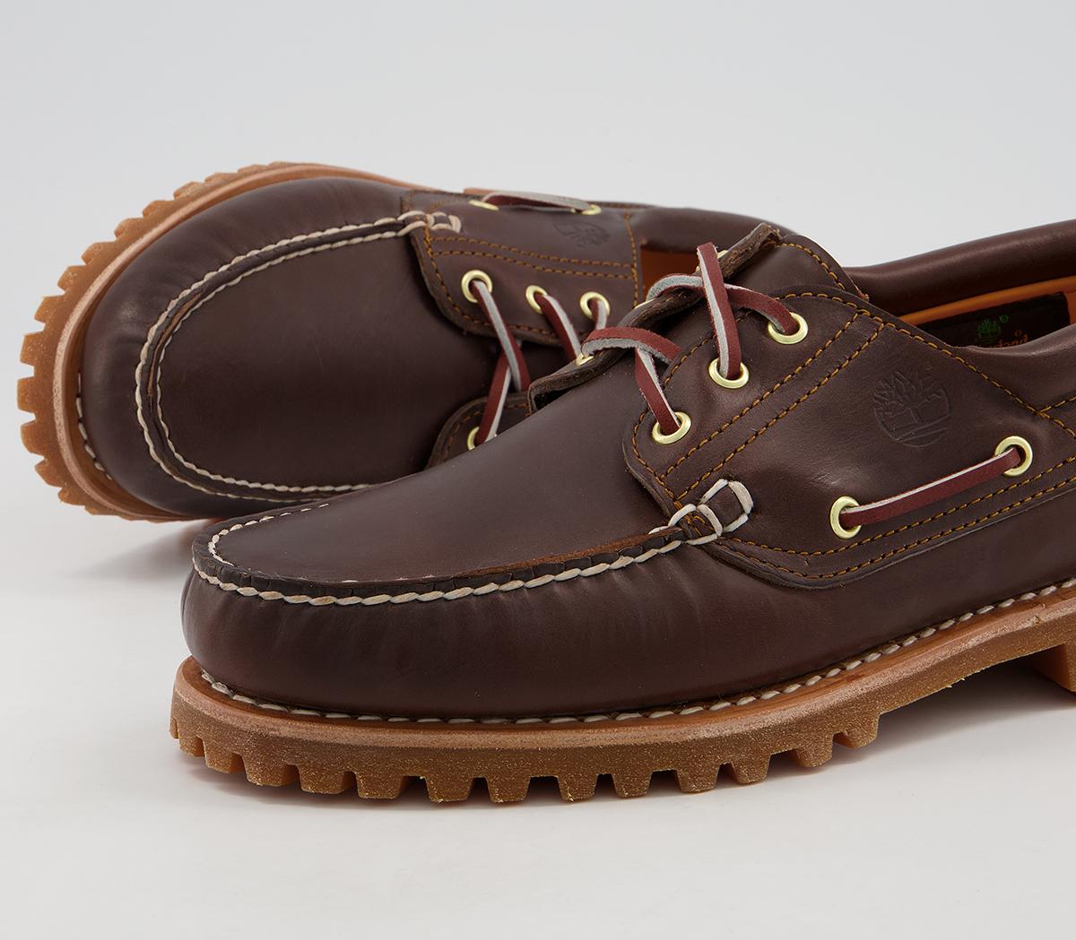 Timberland 3 Eye Classic Lug Boat Shoes Timberland 3 Eye Classic Lug Boat Shoes Brown