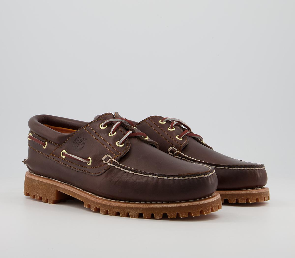Timberland 3 Eye Classic Lug Boat Shoes Timberland 3 Eye Classic Lug Boat Shoes Brown