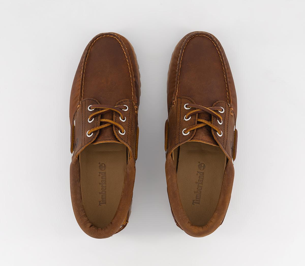 Timberland3 Eye Classic Lug Boat ShoesBrown Leather