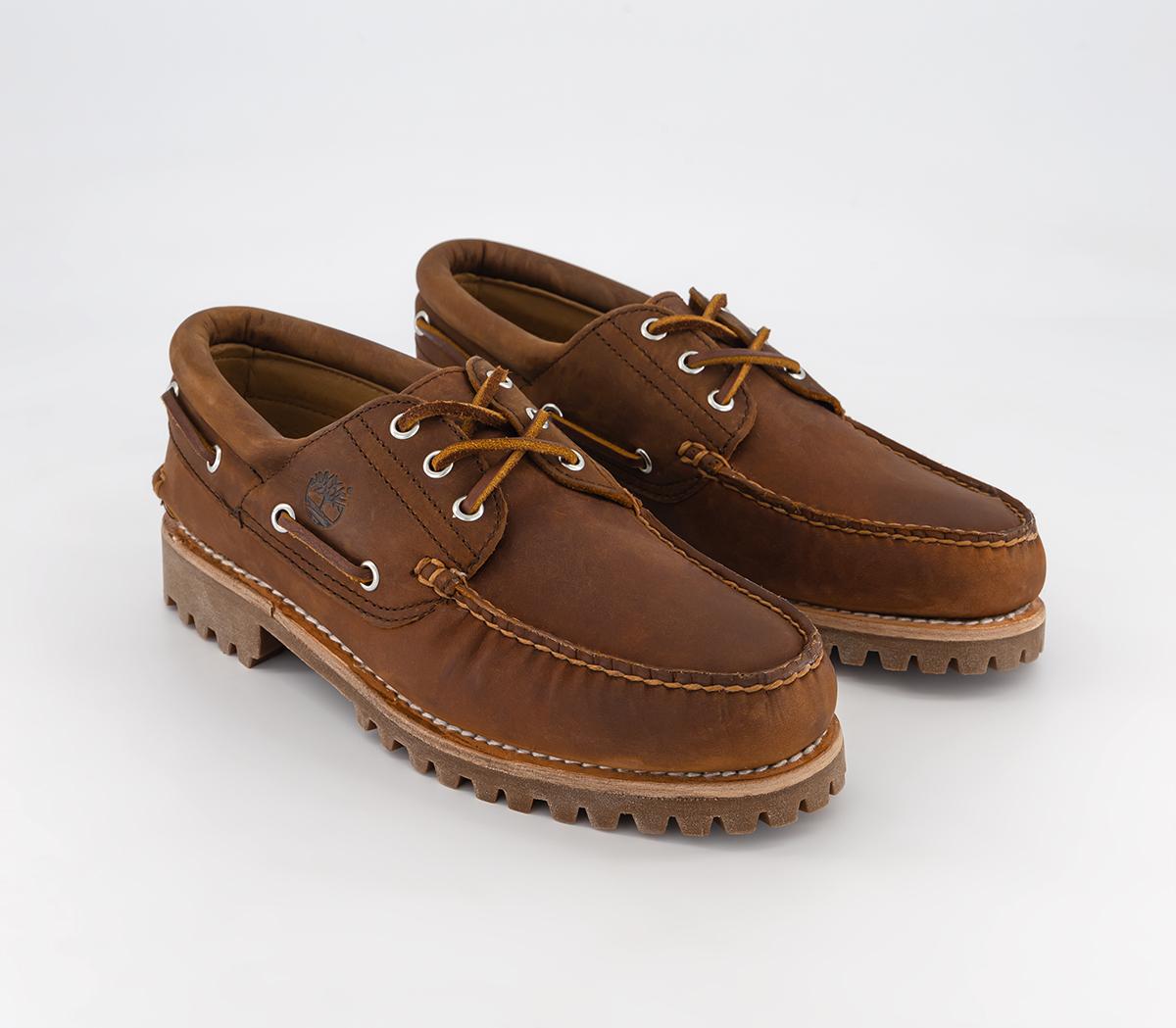 Timberland3 Eye Classic Lug Boat ShoesBrown Leather