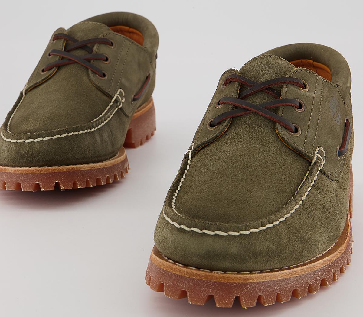 Timberland 3 Eye Classic Lug Boat Shoes Timberland 3 Eye Classic Lug Boat Shoes Dark Gren Suede