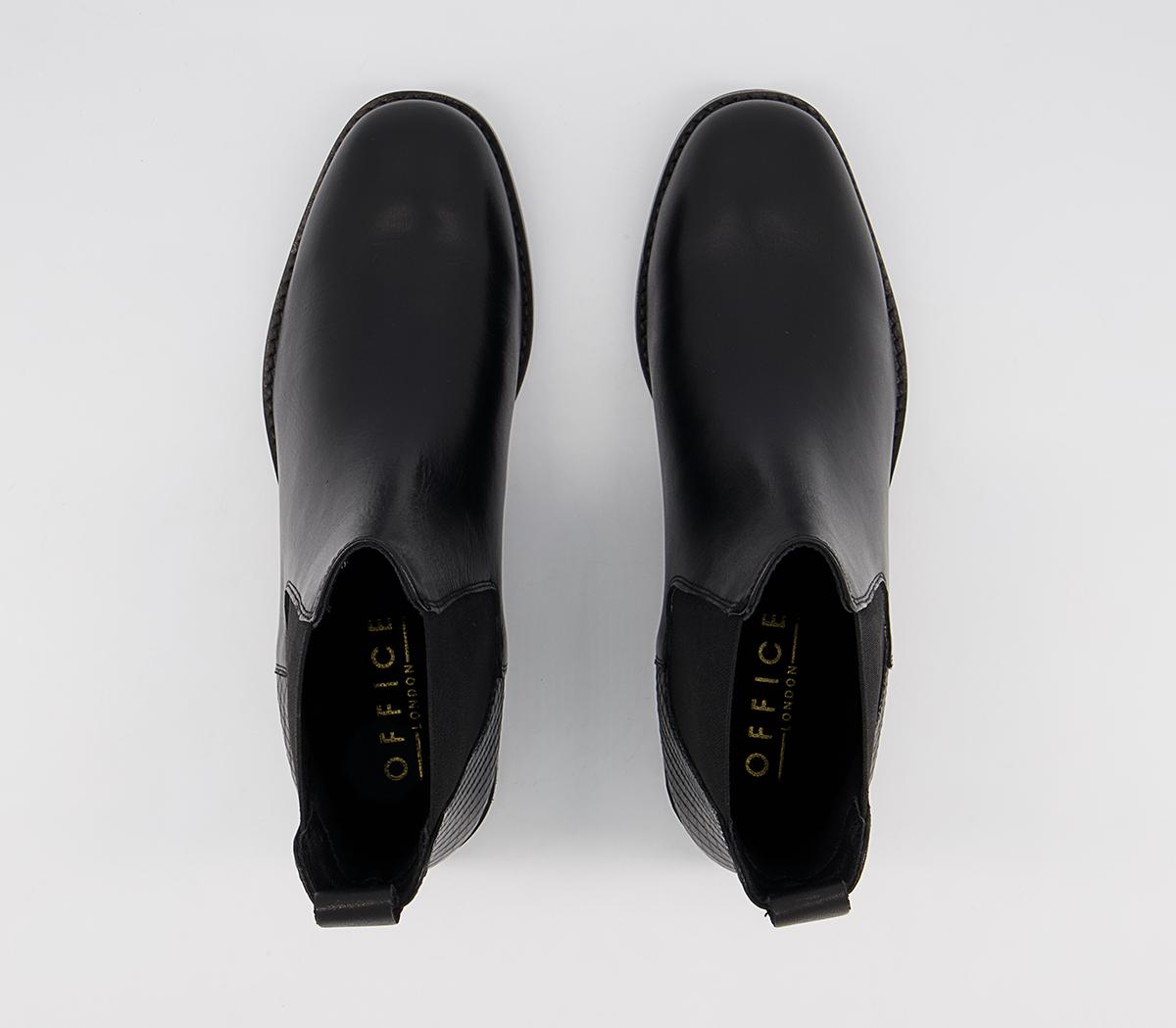 Office Atlanta Classic Chelsea Boots Office Atlanta Classic Chelsea Boots Black Leather