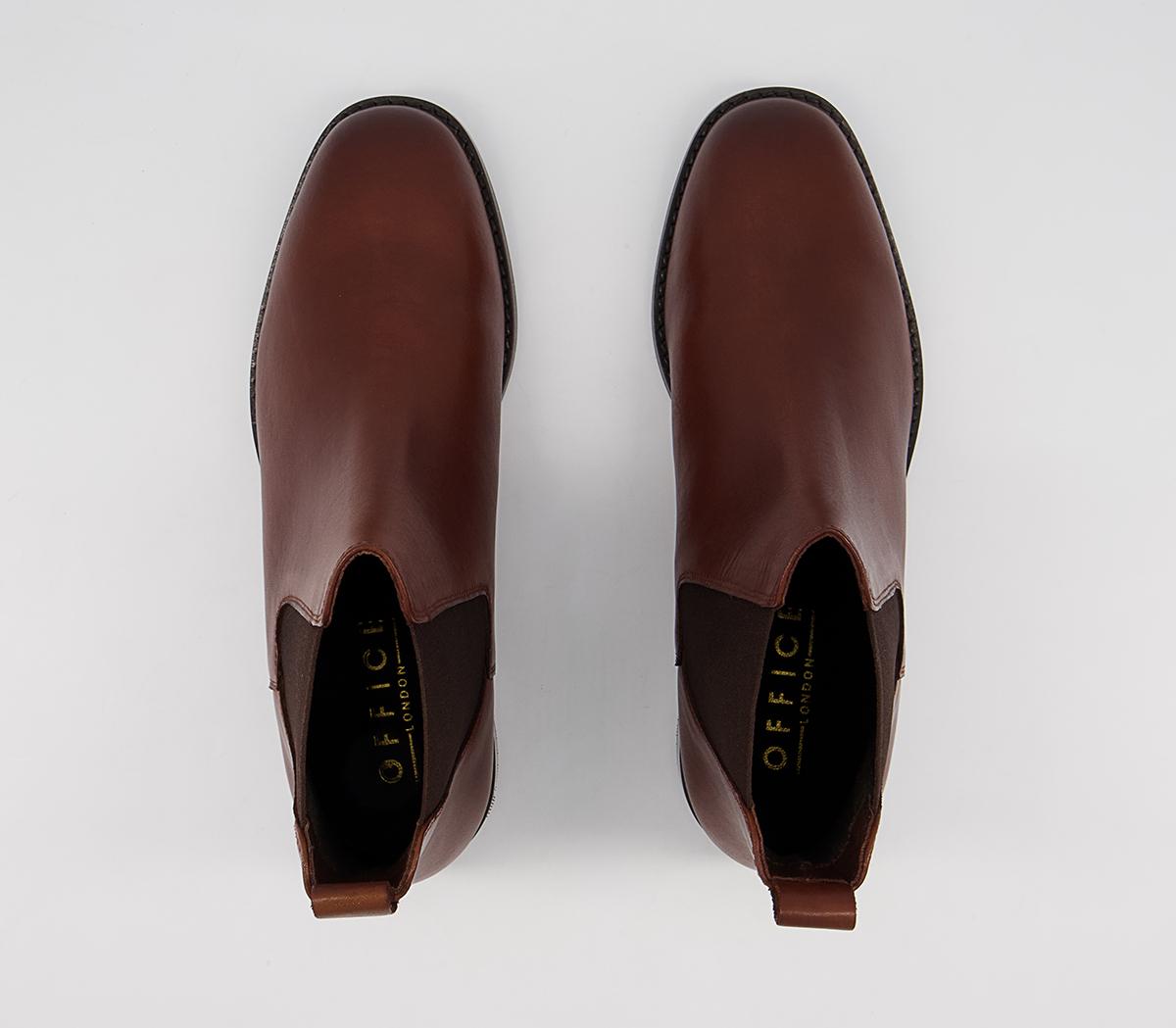 Office Atlanta Classic Chelsea Boots Office Atlanta Classic Chelsea Boots Tan Leather