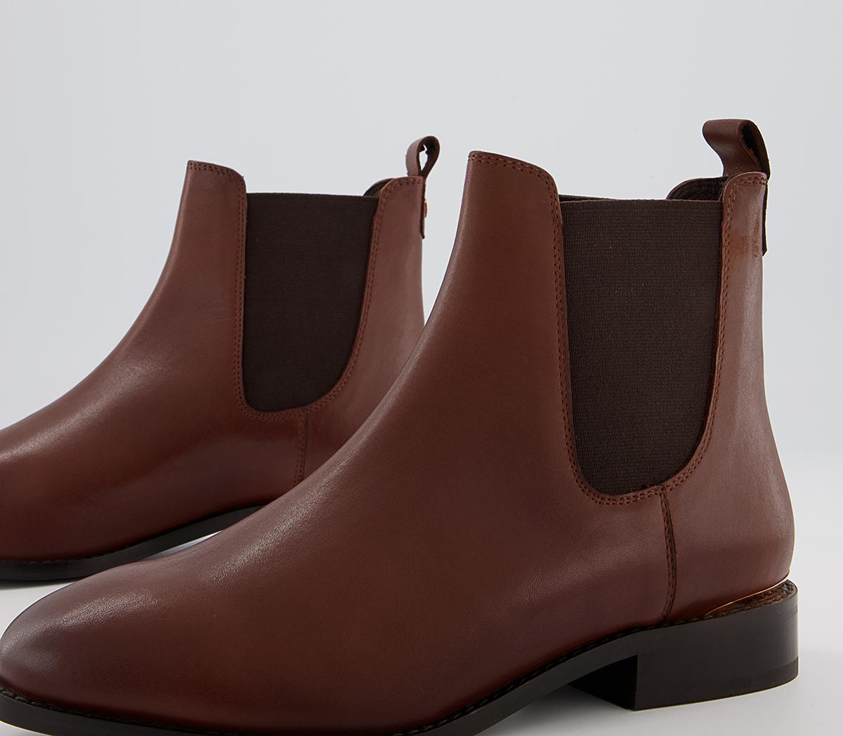 Office Atlanta Classic Chelsea Boots Office Atlanta Classic Chelsea Boots Tan Leather
