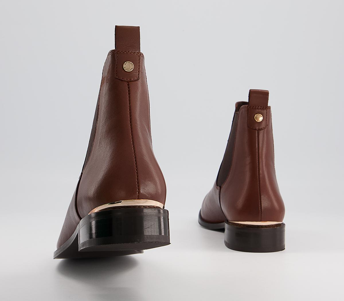 Office Atlanta Classic Chelsea Boots Office Atlanta Classic Chelsea Boots Tan Leather
