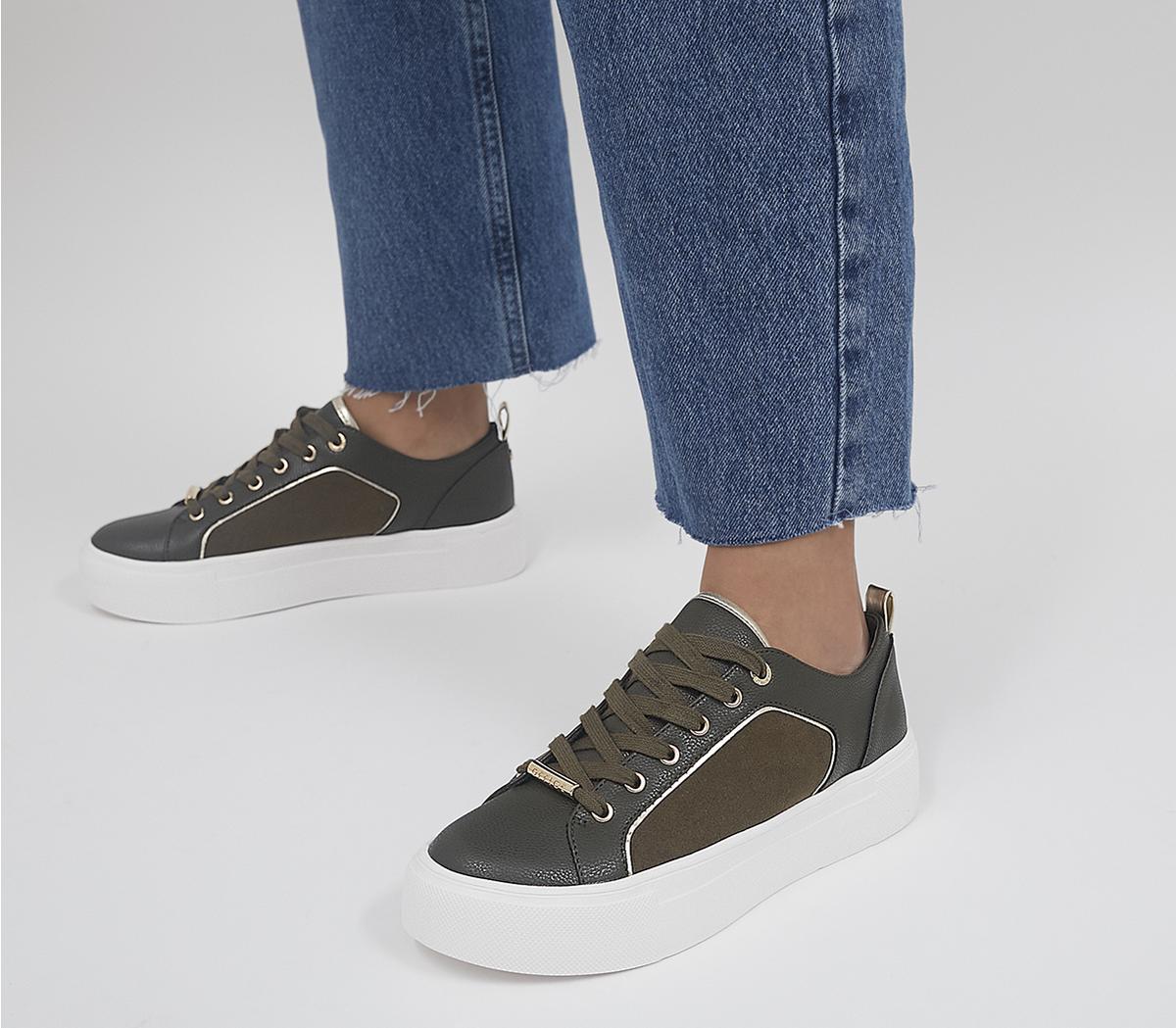 Fusing Flatform Lace Up Trainers