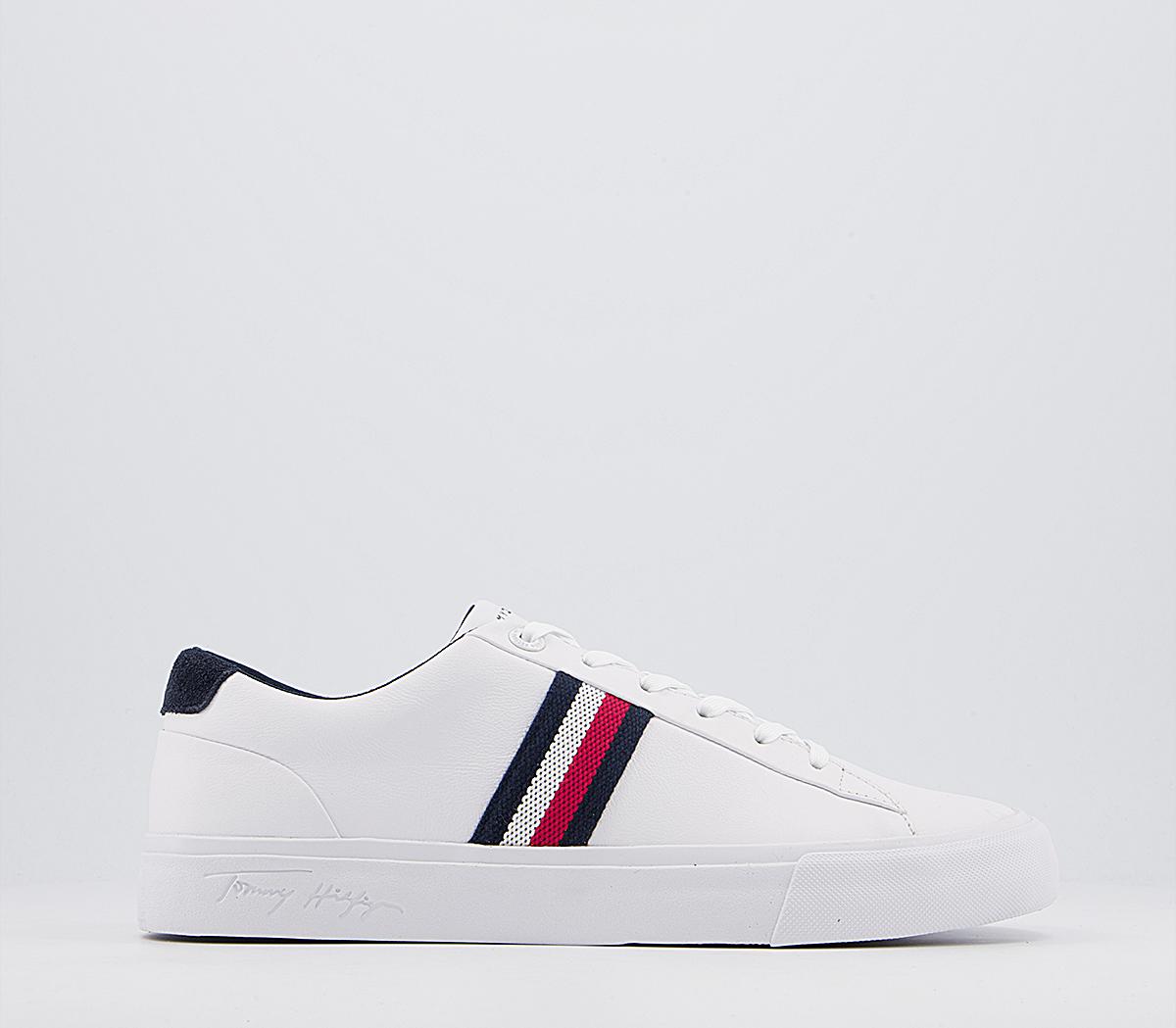 Tommy HilfigerCorporate Leather SneakersWhite