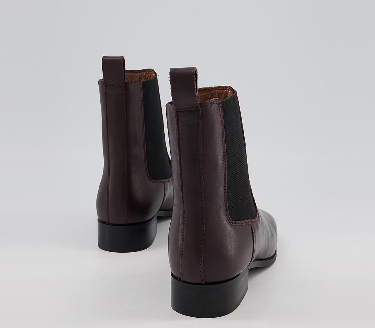 Office Angelina Square Toe Formal Chelsea Boots Office Angelina Square Toe Formal Chelsea Boots Oxblood Leather