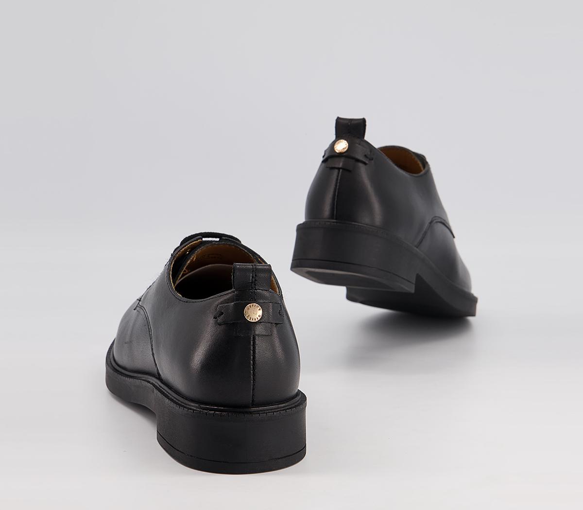 Office Famed Smooth Sole Lace Up Shoes Office Famed Smooth Sole Lace Up Shoes Black Leather