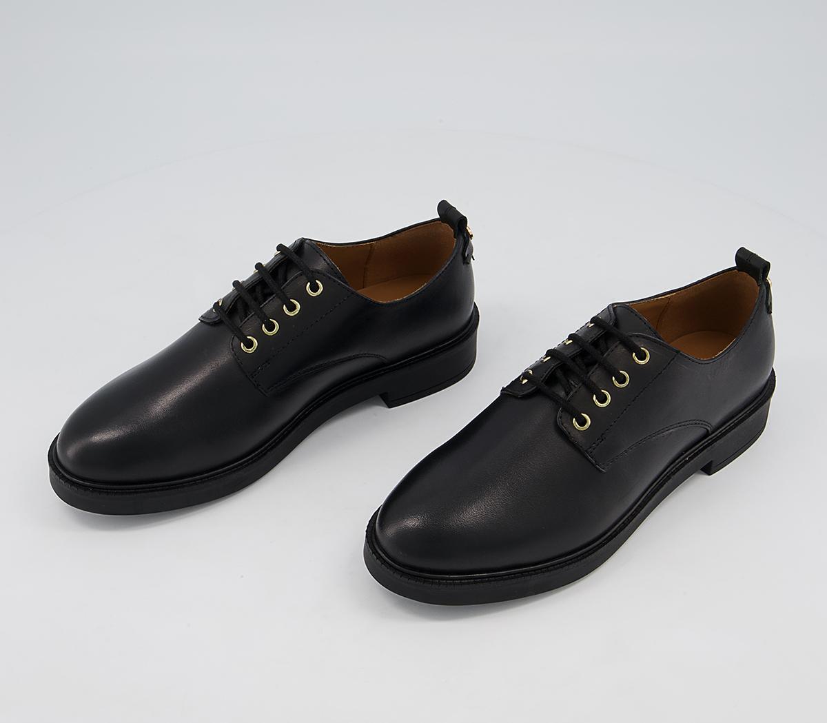 Office Famed Smooth Sole Lace Up Shoes Office Famed Smooth Sole Lace Up Shoes Black Leather
