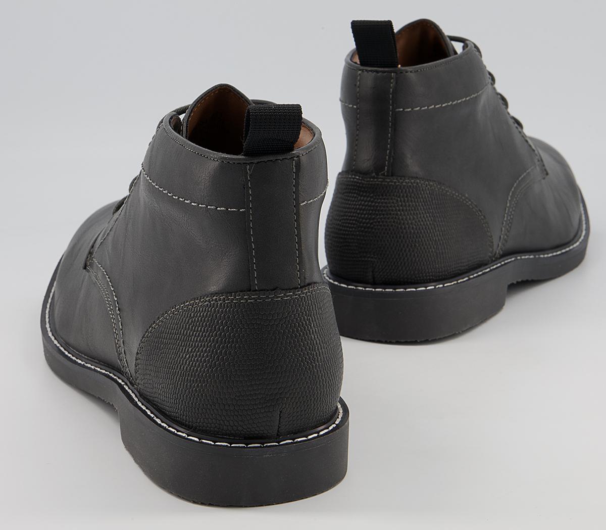 Office Benton Ankle Boots Office Benton Ankle Boots Grey Black