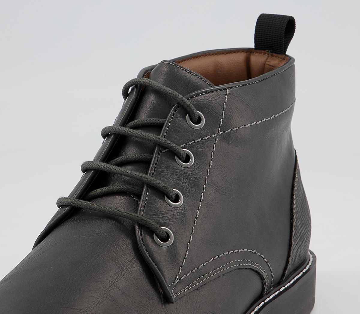 Office Benton Ankle Boots Office Benton Ankle Boots Grey Black