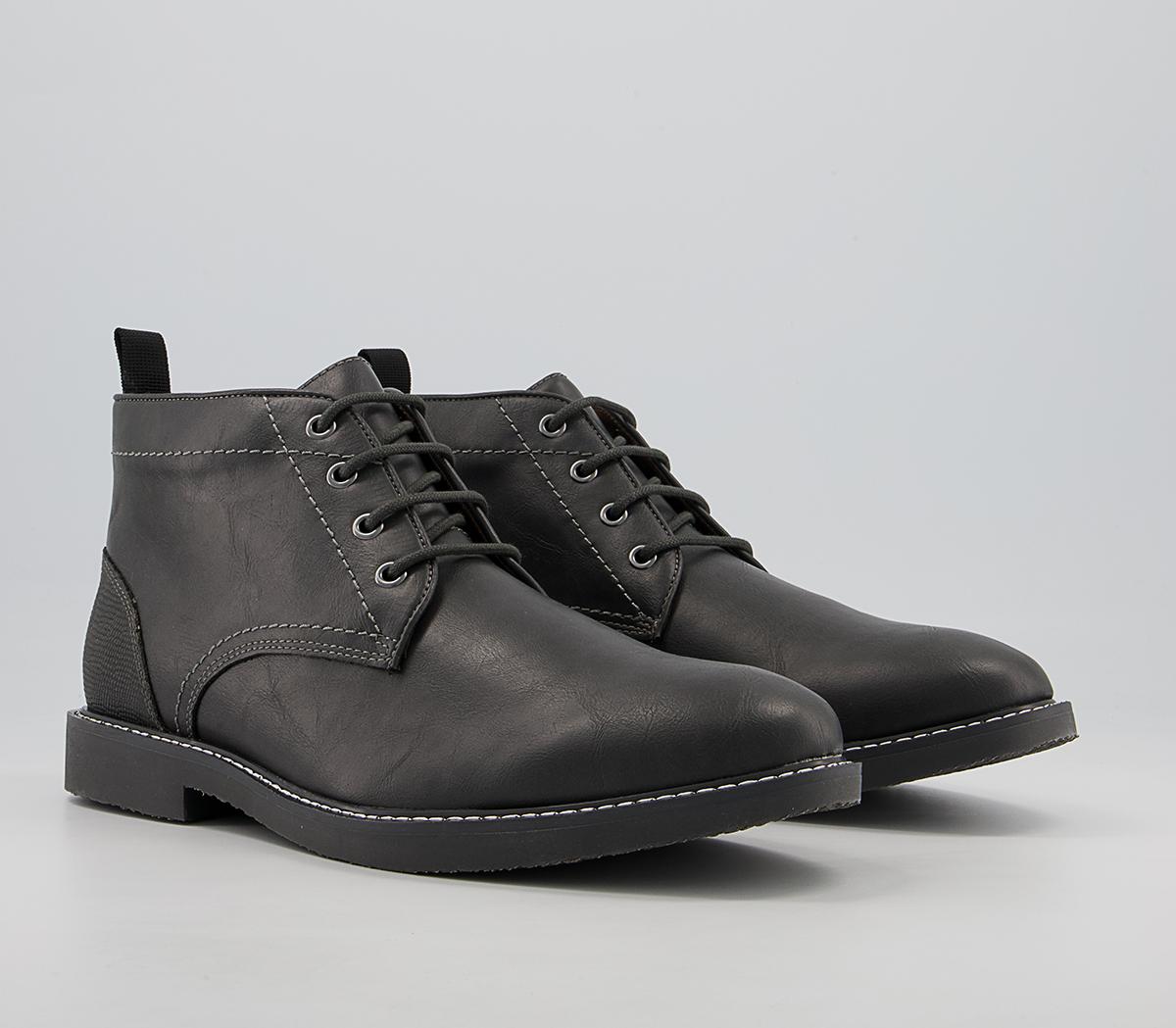Office Benton Ankle Boots Office Benton Ankle Boots Grey Black