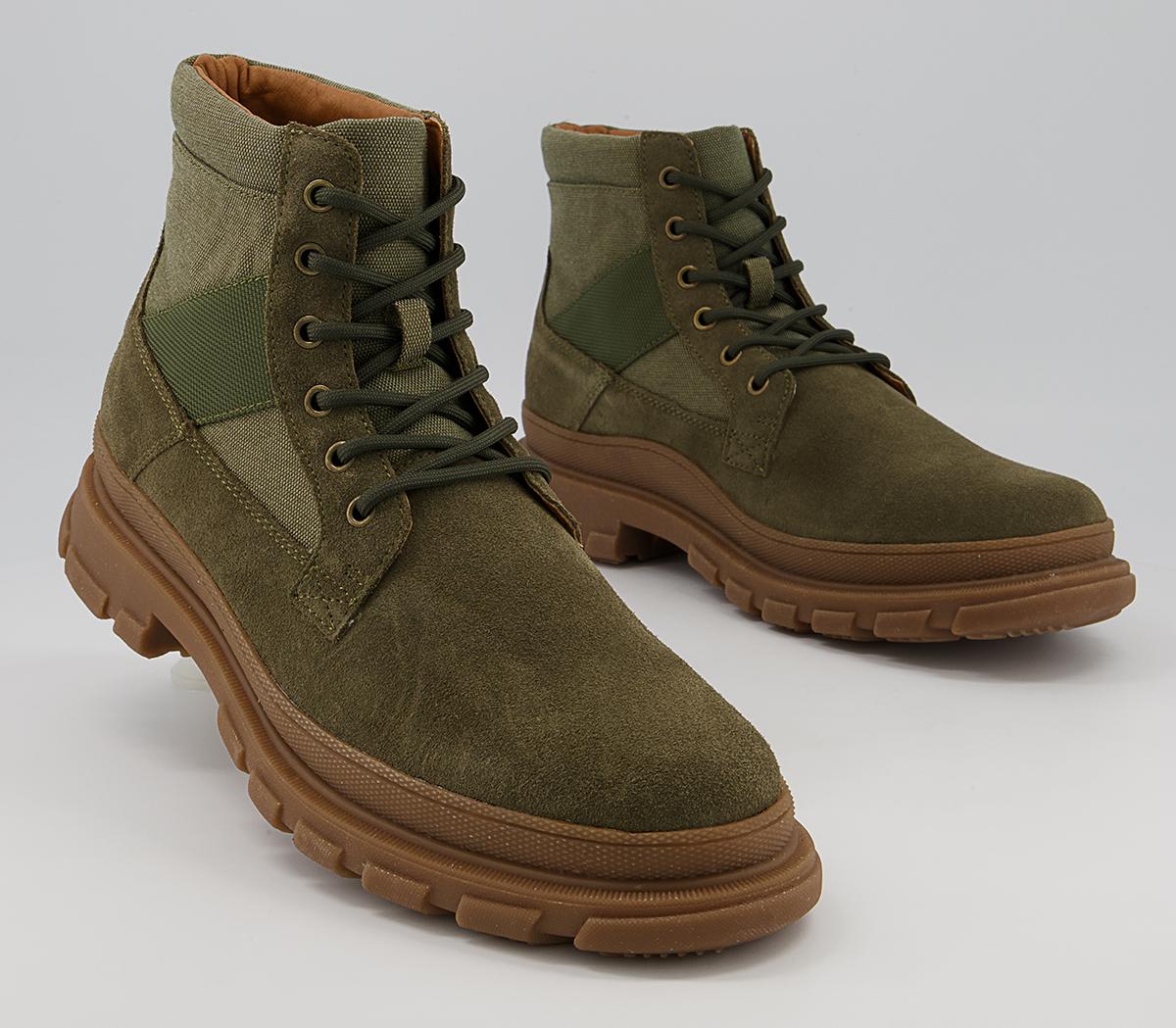 Office Binley Survival Sneaker Boots Office Binley Survival Sneaker Boots Khaki Suede