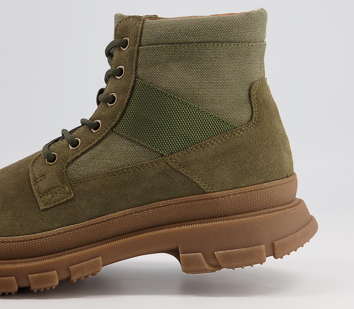 Office Binley Survival Sneaker Boots Office Binley Survival Sneaker Boots Khaki Suede