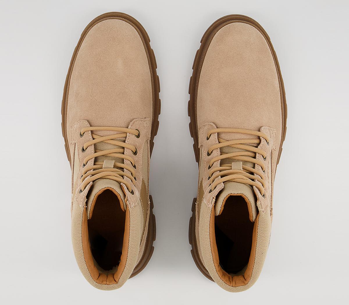 Office Binley Survival Sneaker Boots Office Binley Survival Sneaker Boots Beige Suede