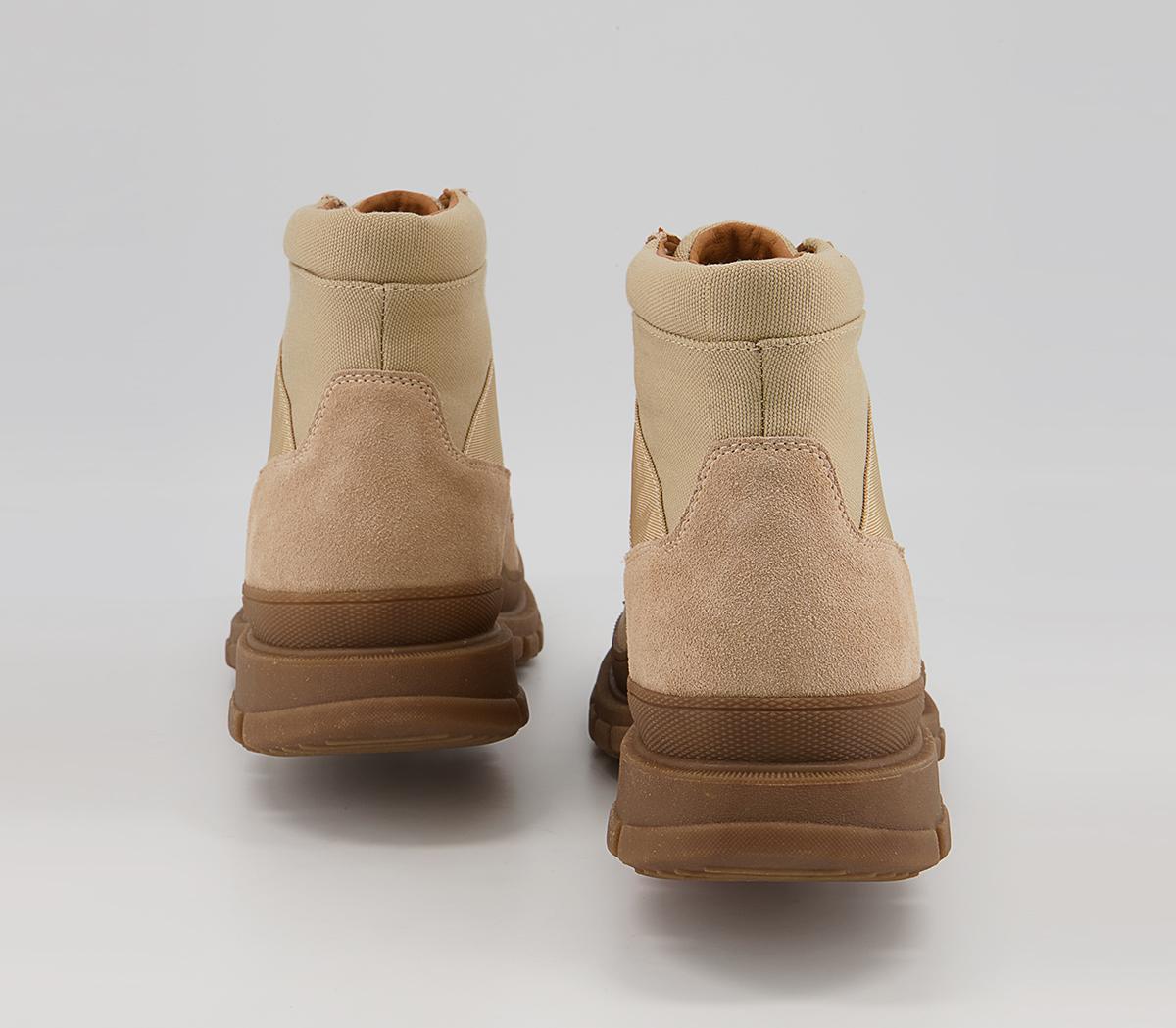 Office Binley Survival Sneaker Boots Office Binley Survival Sneaker Boots Beige Suede