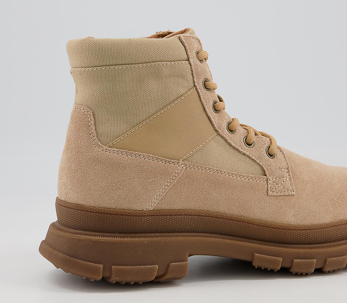 Office Binley Survival Sneaker Boots Office Binley Survival Sneaker Boots Beige Suede