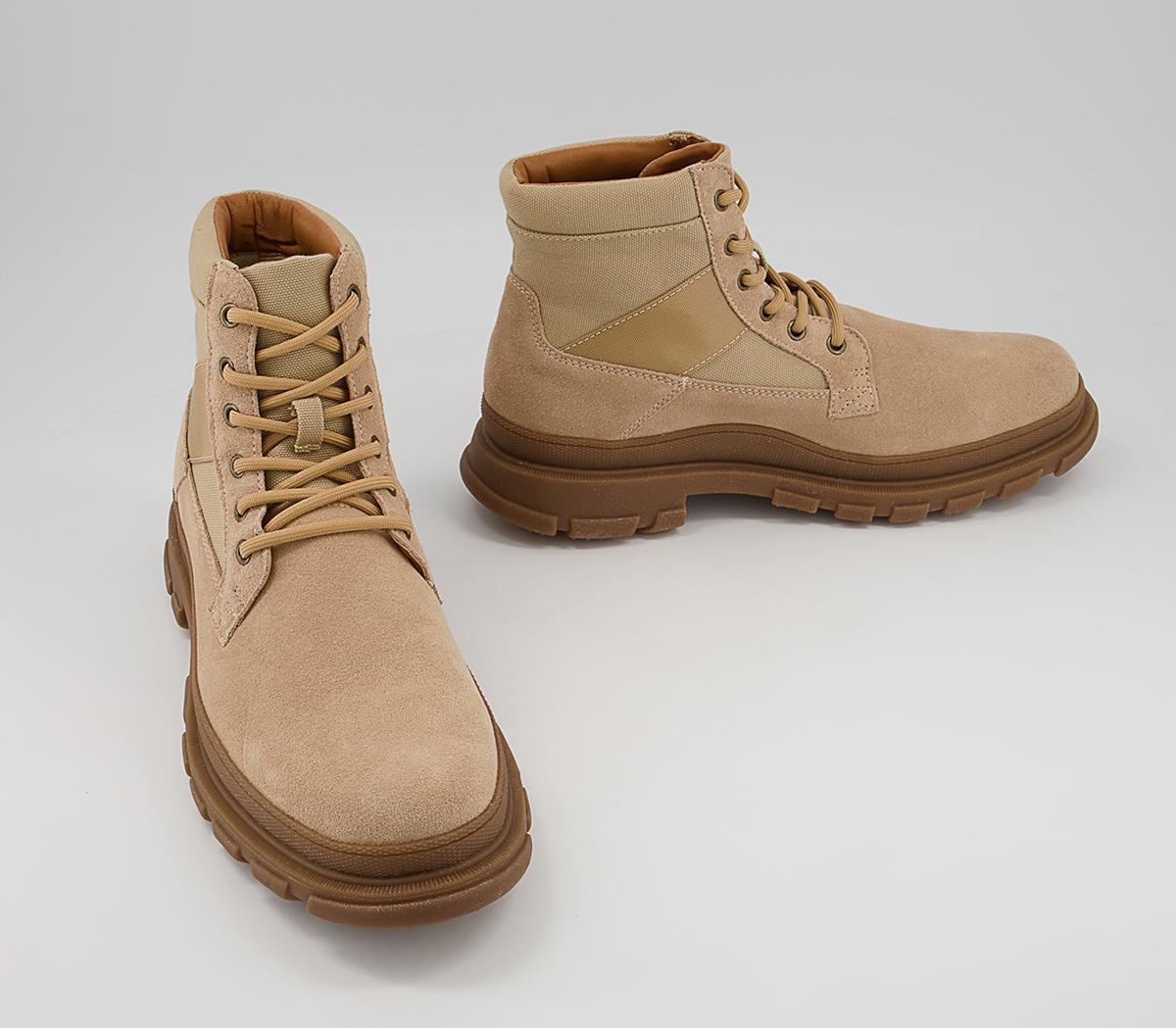 Office Binley Survival Sneaker Boots Office Binley Survival Sneaker Boots Beige Suede
