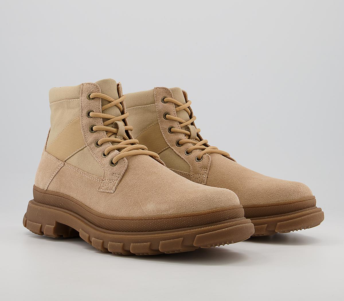Office Binley Survival Sneaker Boots Office Binley Survival Sneaker Boots Beige Suede