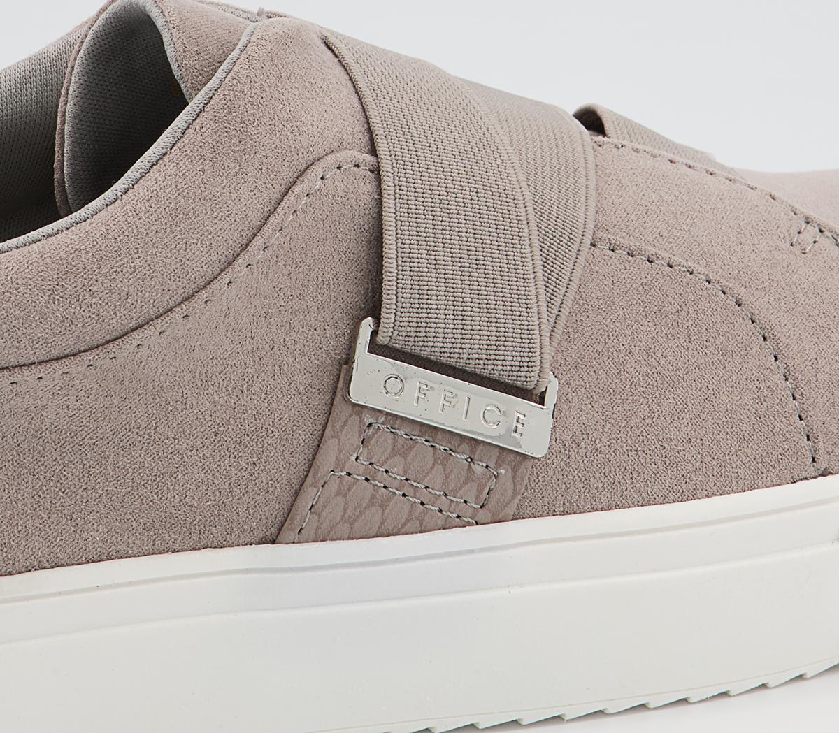 Office Faintly Double Strap Slip On Trainers Office Faintly Double Strap Slip On Trainers Mink Mix
