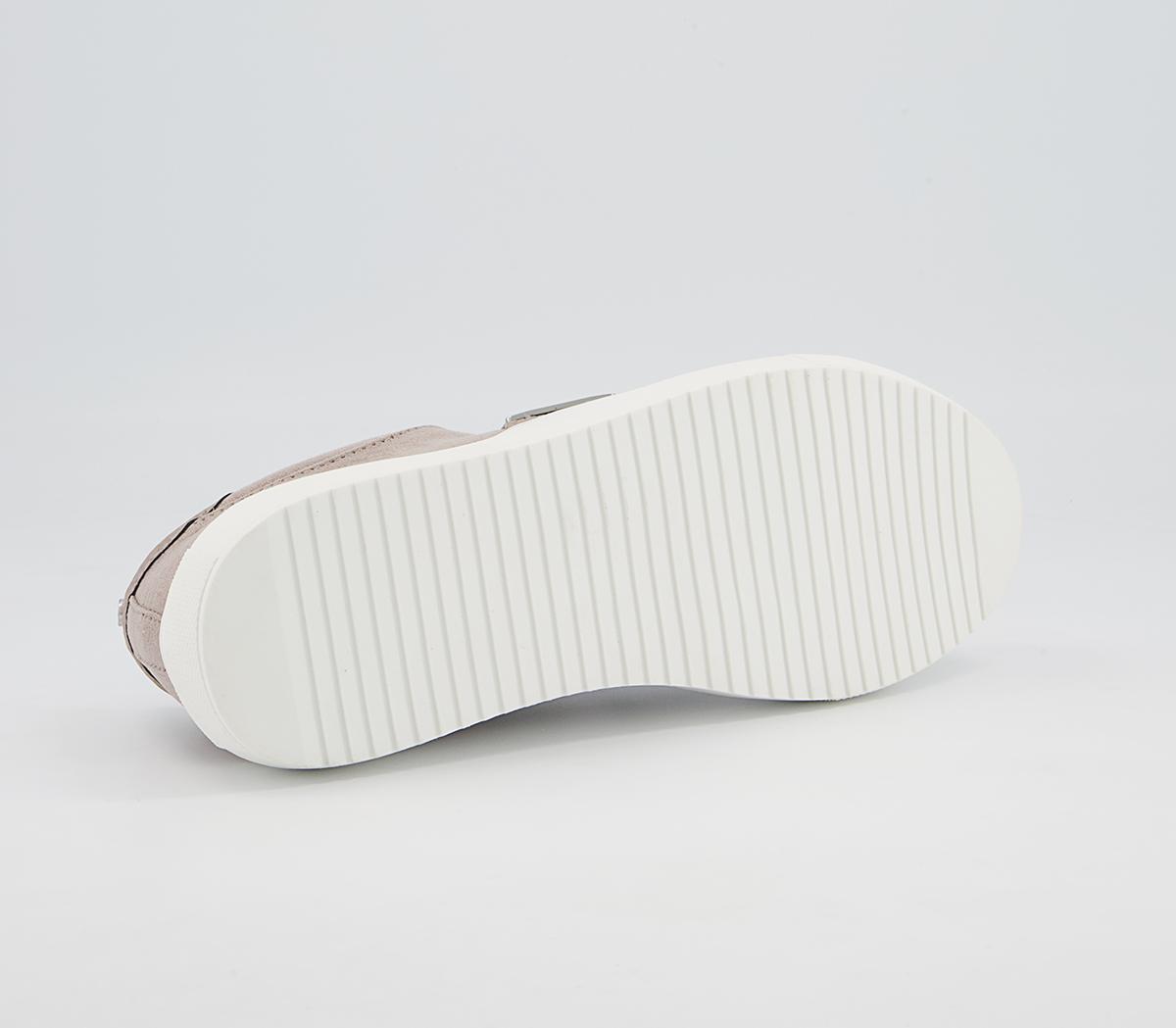 Office Faintly Double Strap Slip On Trainers Office Faintly Double Strap Slip On Trainers Mink Mix