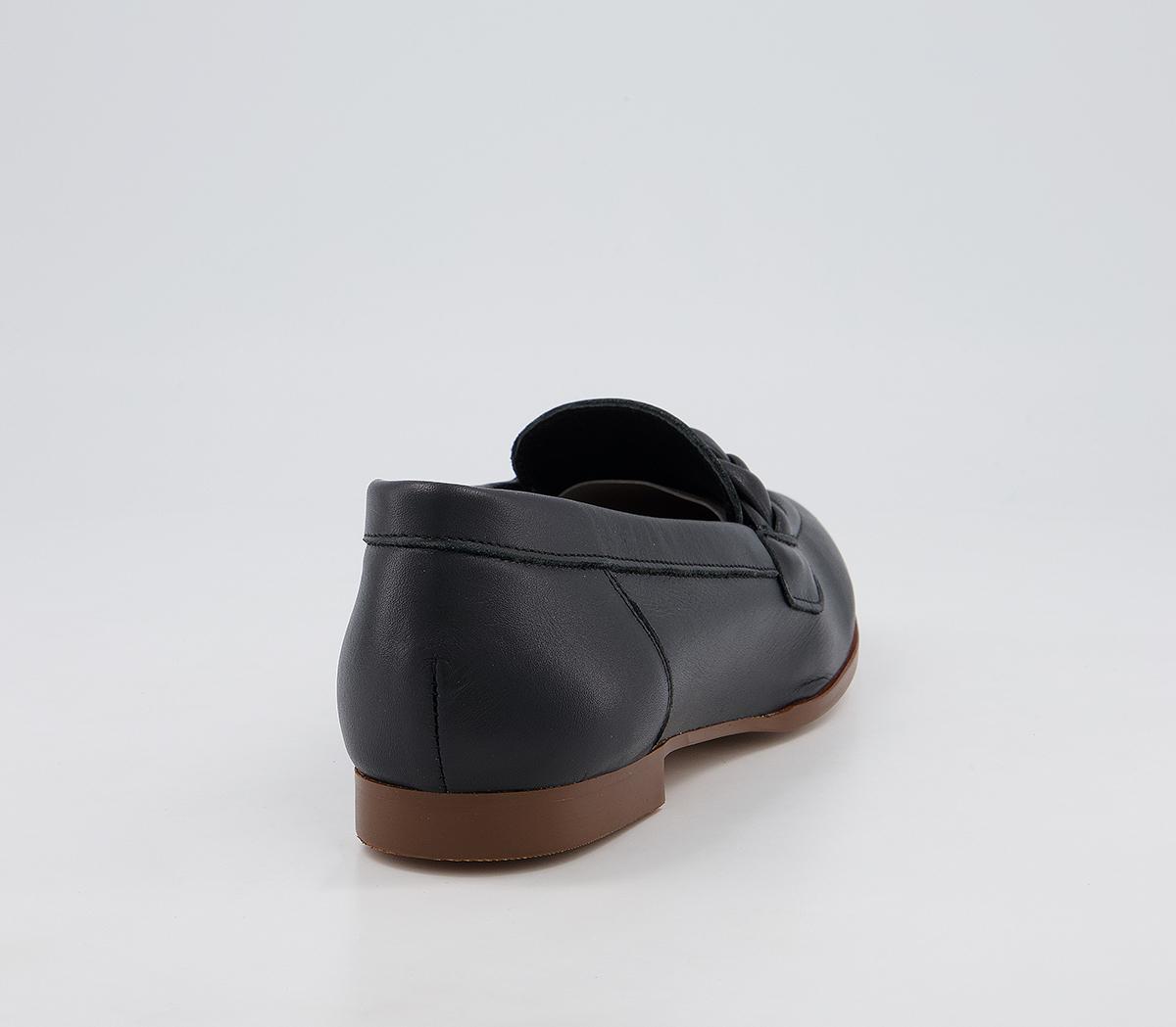 Office Flourishing Plaited Loafers Office Flourishing Plaited Loafers Black Leather