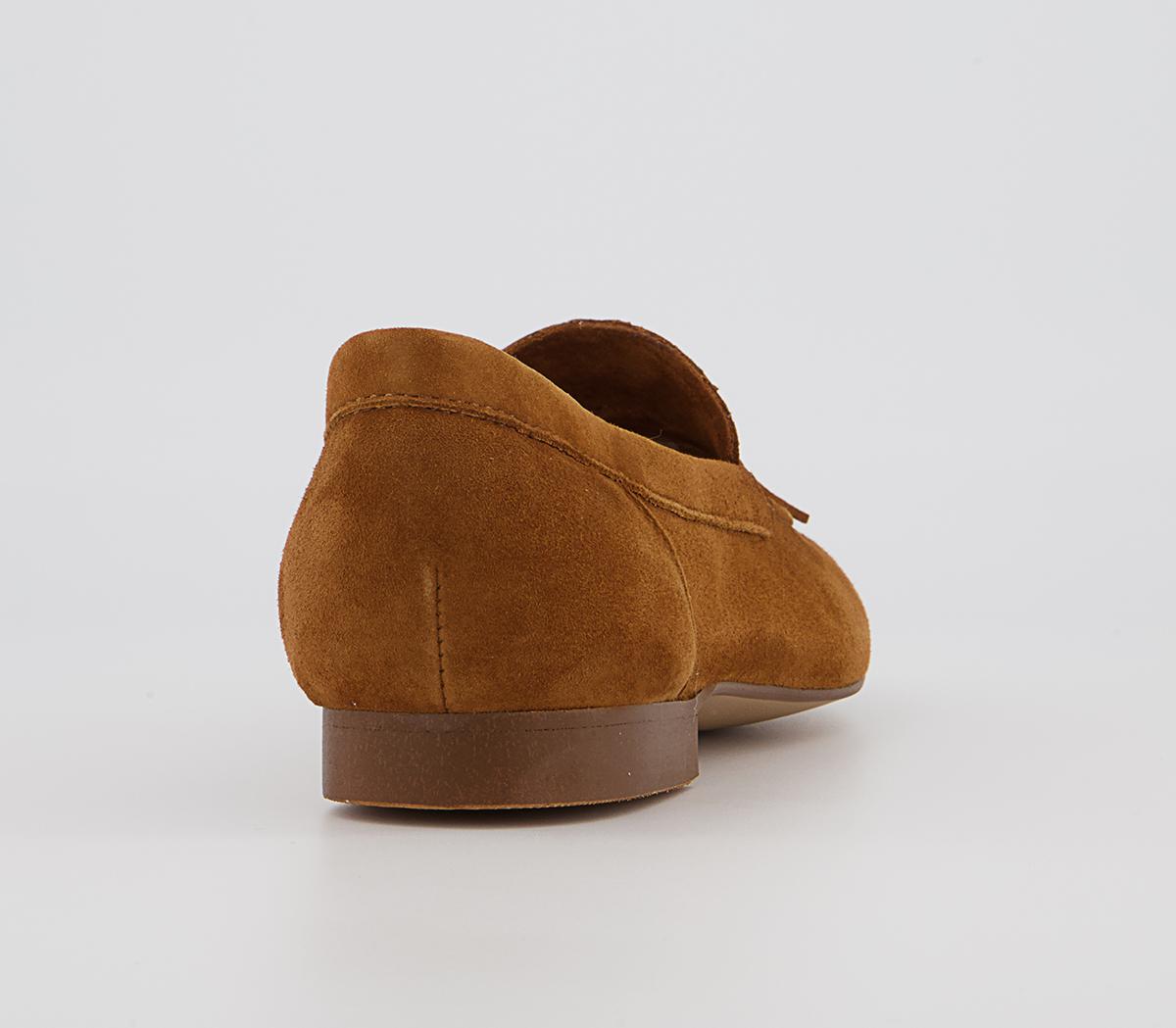 Office Flick Retro Tassle Loafers Office Flick Retro Tassle Loafers Tan Suede