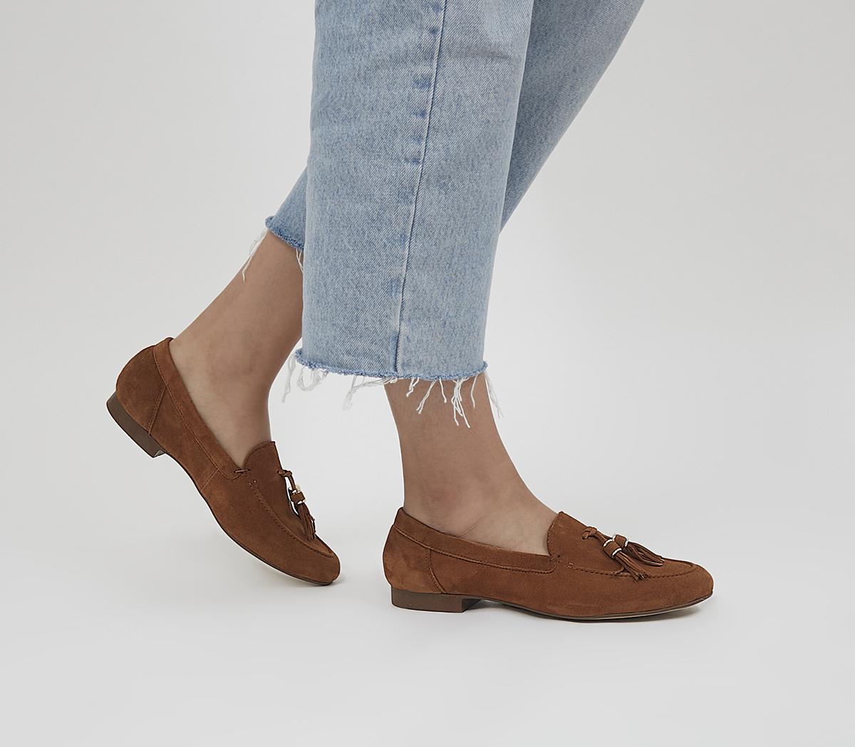 Tan tassel deals loafers womens