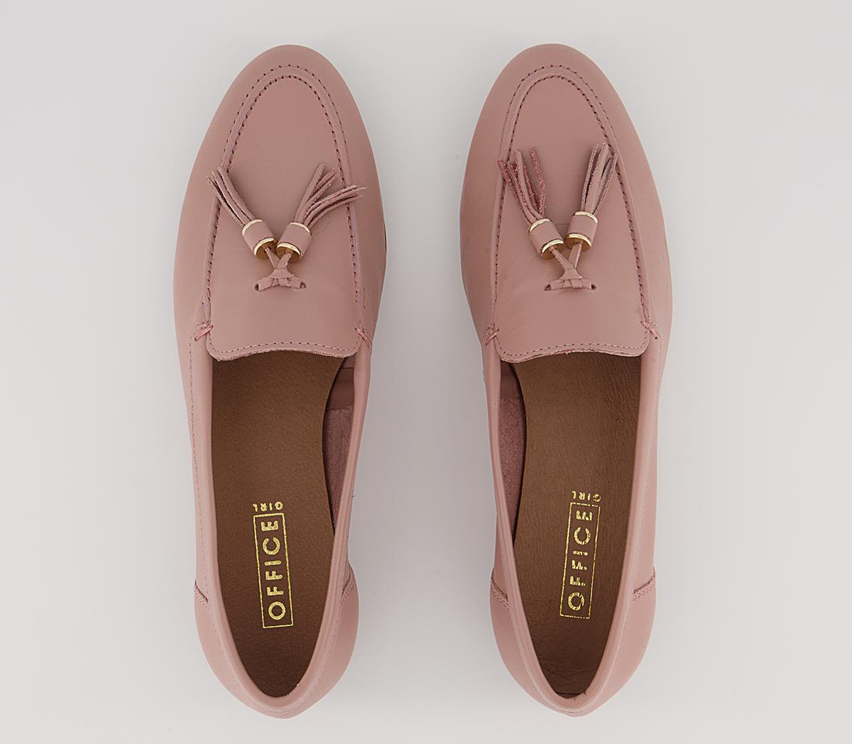 Office Flick Retro Tassel Loafers Office Flick Retro Tassel Loafers Nude Leather